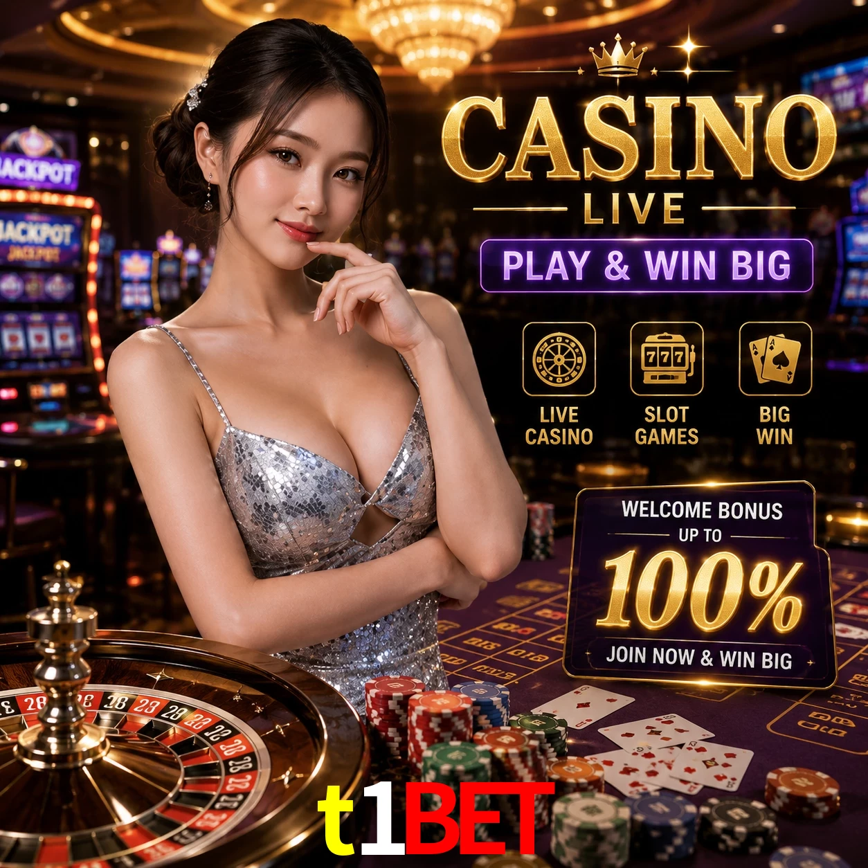 Aplicativo móvel t1bet para iOS e Android